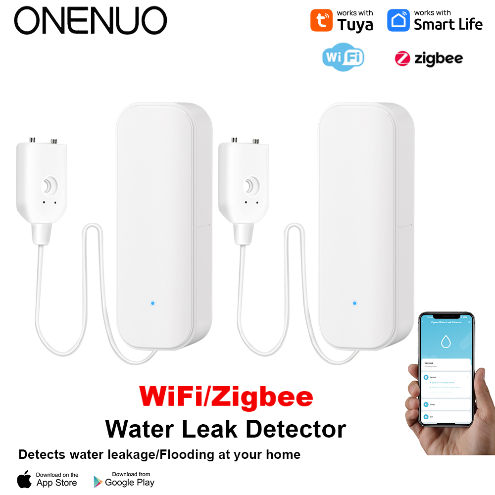 Sim Gsm Alarm - Sensor de água wi-fi/zigbee, alarme de