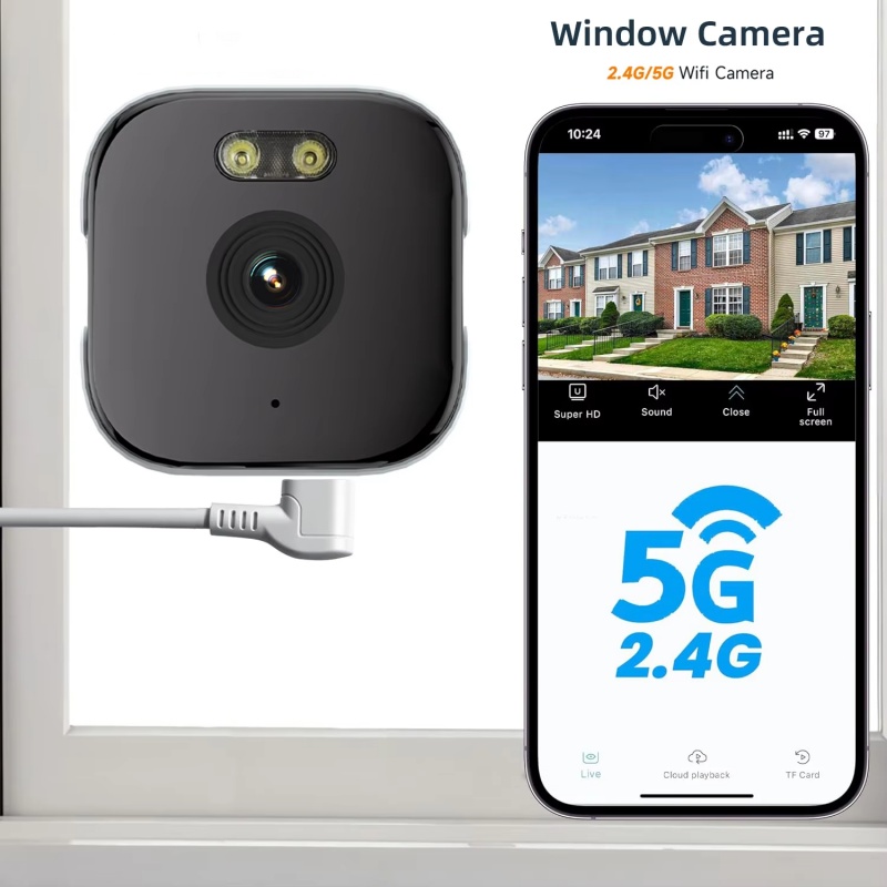 Câmera de Janela 4K com WiFi 5 - Home Security Robot avaliação e preço