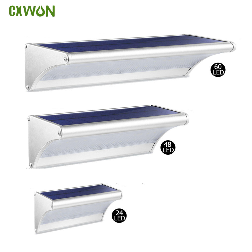 Lâmpada solar externa 60/48/24 - Home Security Flood Lights avaliação e preço