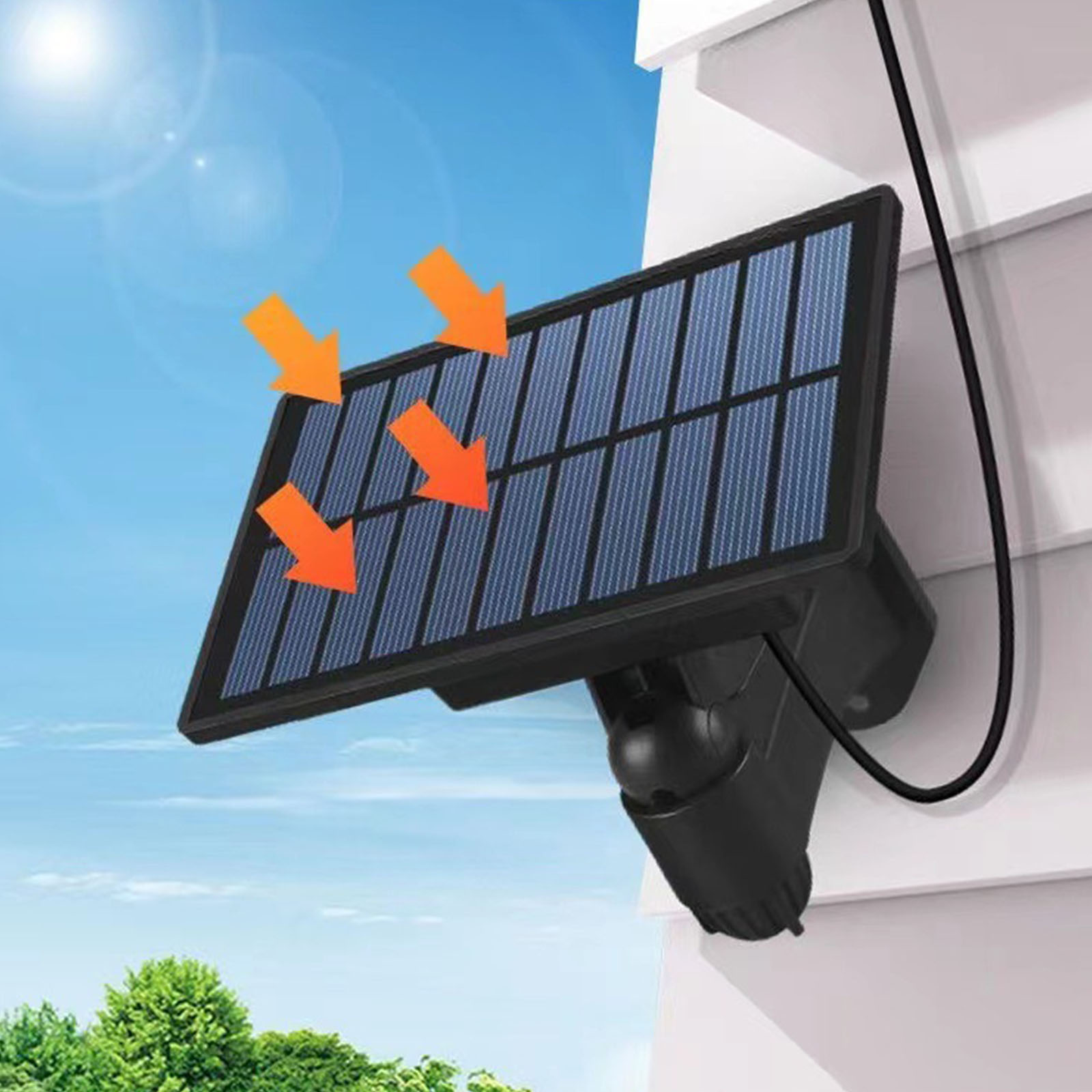 Luzes de Rua Solares para Exte - Home Security Flood Lights avaliação e preço